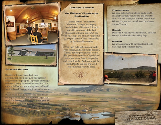 Hunting Brochure Tri-Fold Example Back