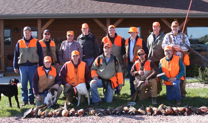 2009 South Dakota Pheasant Opener with a Wyoming Group at Antler Ridge Lodge in Hamill, South Dakota. Great pheasant hunt and a great group of guys.