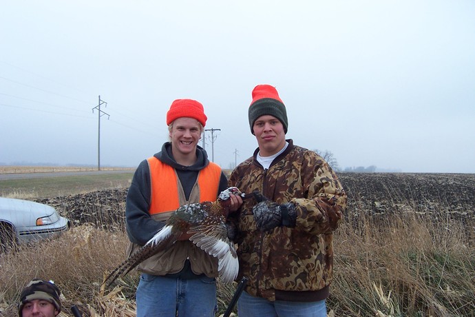 Madison, South Dakota pheasant hunt. I hunted with a few local landowners and we were able to harvest a half albino pheasant.