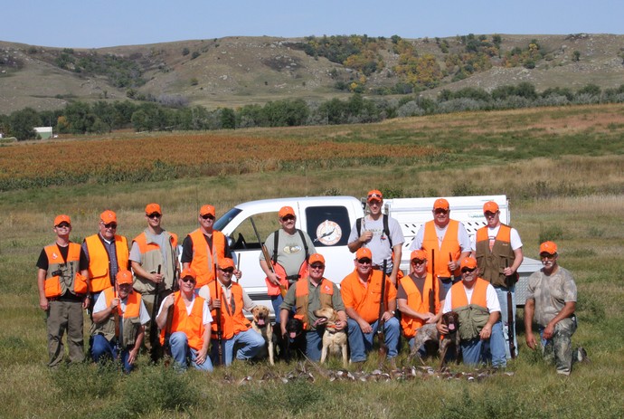 Ryan of 3plains right of the logo on the truck. Great hunt.