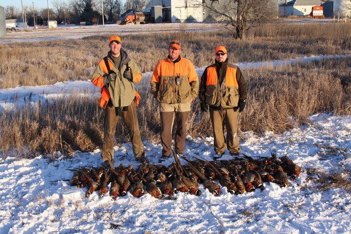 We had a great 3 day hunt... cold, but lots of birds.