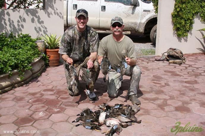 Duck hunting in Mexico at the Pintail Lodge with lodge manager Dan Bollek.