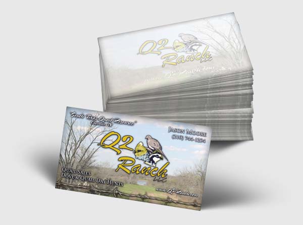 View Quail Ranch Business Card Design & Printing