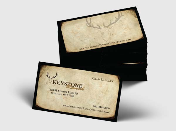 View Elk Hunting Guide Business Card Design + Printing