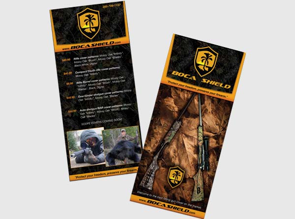 View Hunting Products Rackcard Design + Printing